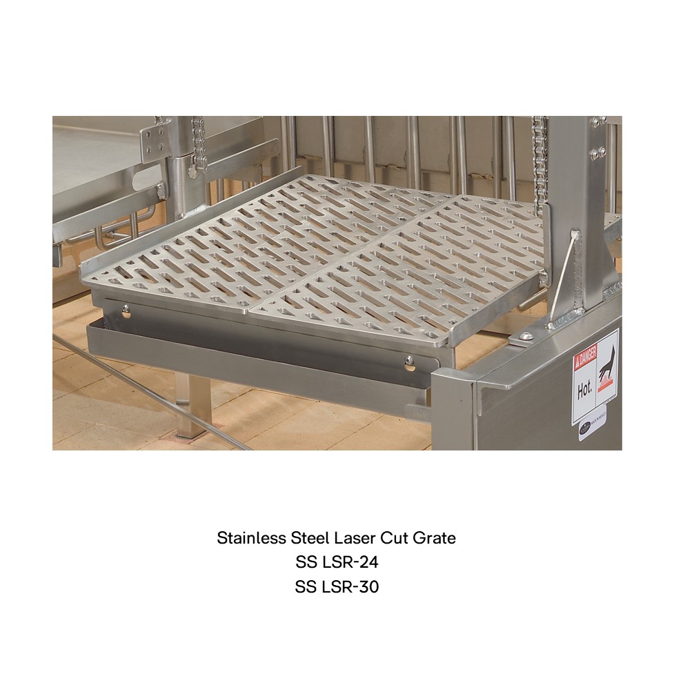 Laser Cut Grates - Stainless Steel LSRCTGR-30 (set)